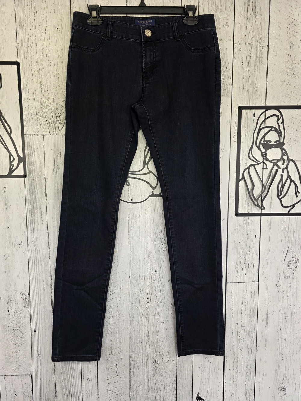 Romeo & Juliet Couture Premium Denim Dark Navy Skinny Jeans Size M Casual Fall
